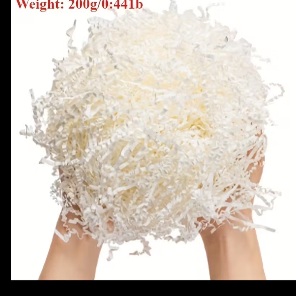 White Shredded Paper Filler